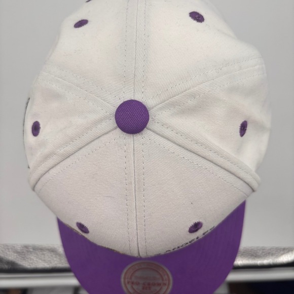 Mitchell and Ness Los Angeles Kings Hockey Snapback Pro Crown Fit Cap Hat - Picture 5 of 9